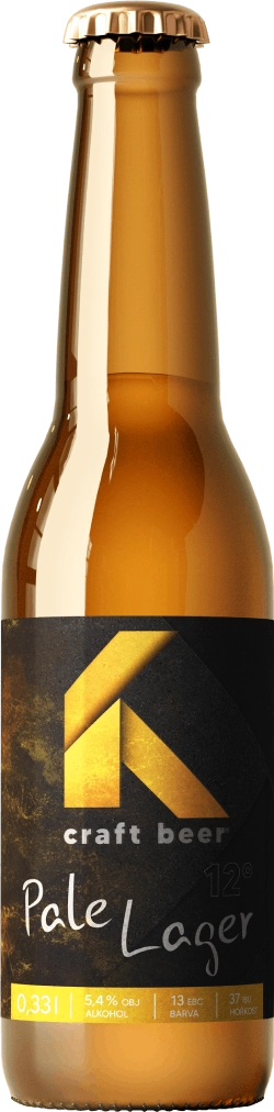 Pale Lager 12° sklo 0,33l